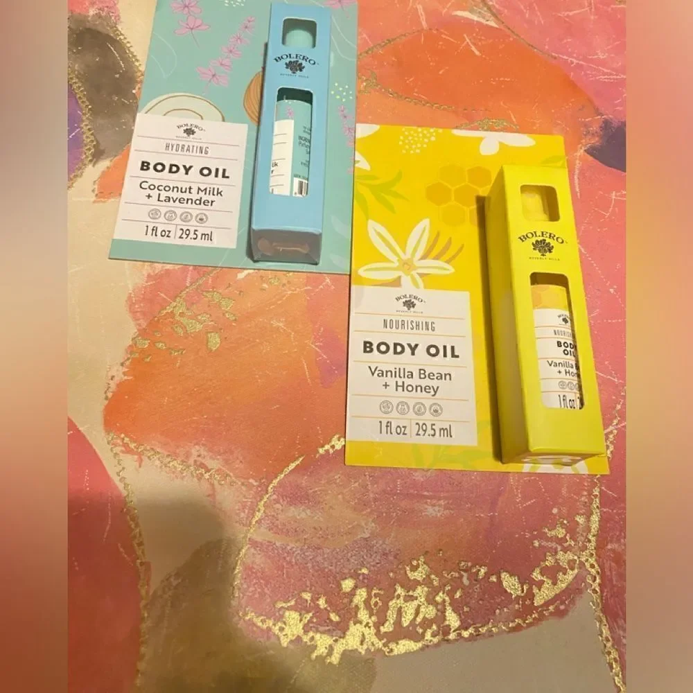 🛍️Bolero pack of 2 Hydrating Body oil 1 FL OZ 29.5ml 🎁